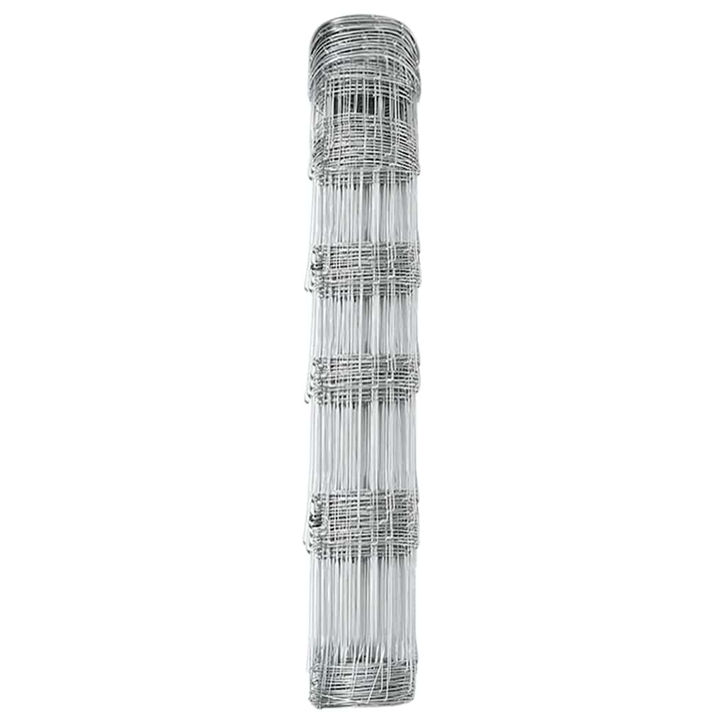 Field Fence Silver 100 x 0.8 m Galvanised steel
