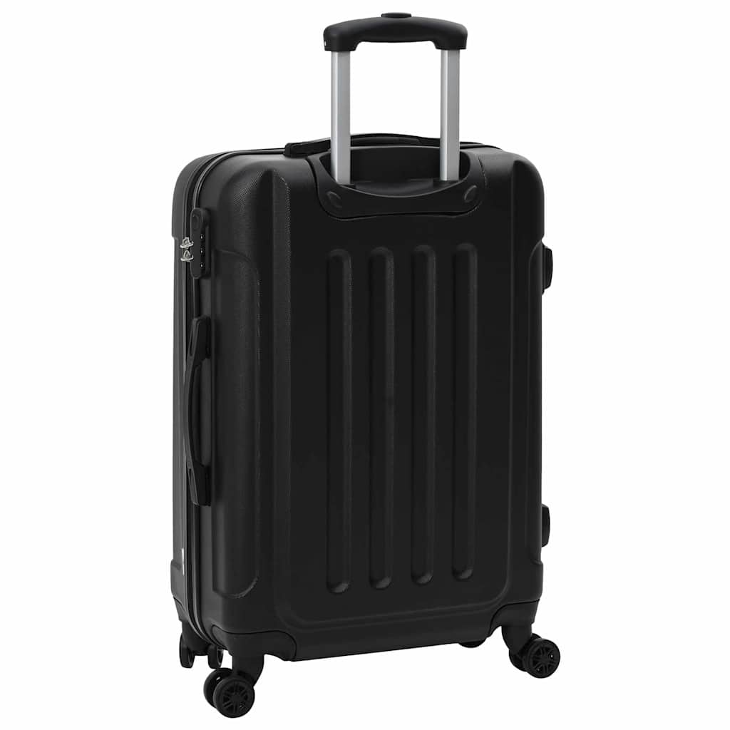Suitcase Set 3 pcs Black 50 x 31 x 78 cm ABS Plastic and Steel