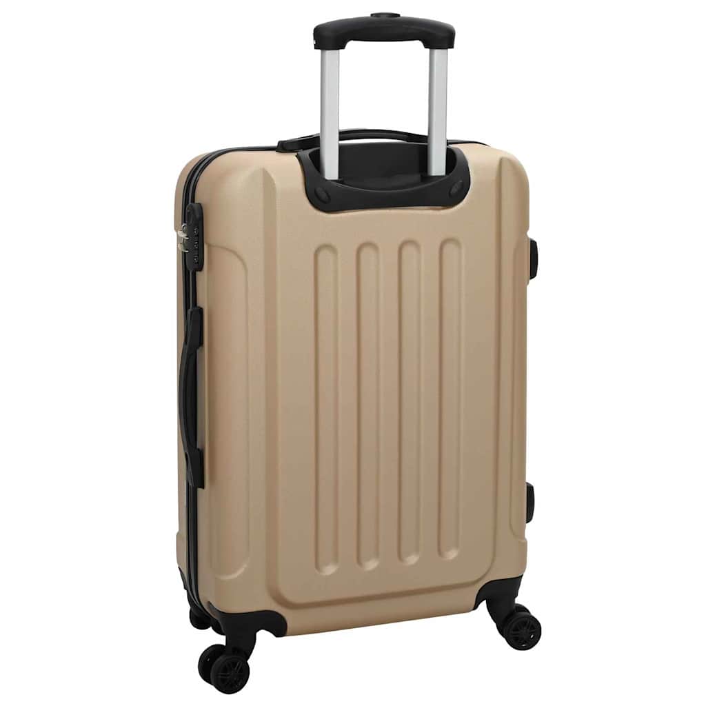 Suitcase Set with Lock 3 pcs Champagne 50 x 31 x 78 cm
