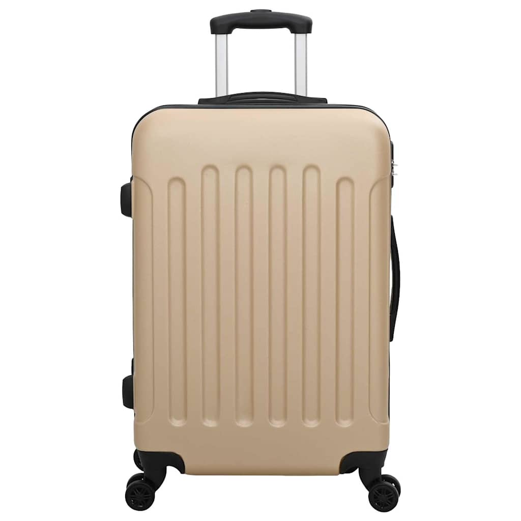 Suitcase Set with Lock 3 pcs Champagne 50 x 31 x 78 cm