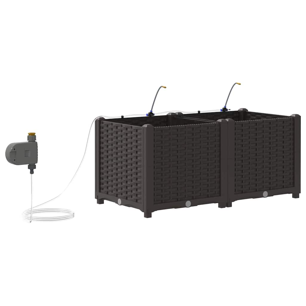 Garden Brown 80 x 40 x 37.5 cm Steel