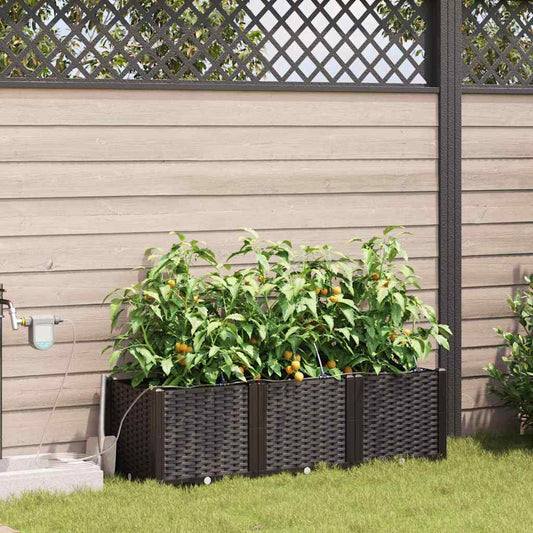 Garden Brown 120 x 40 x 37.5 cm Steel