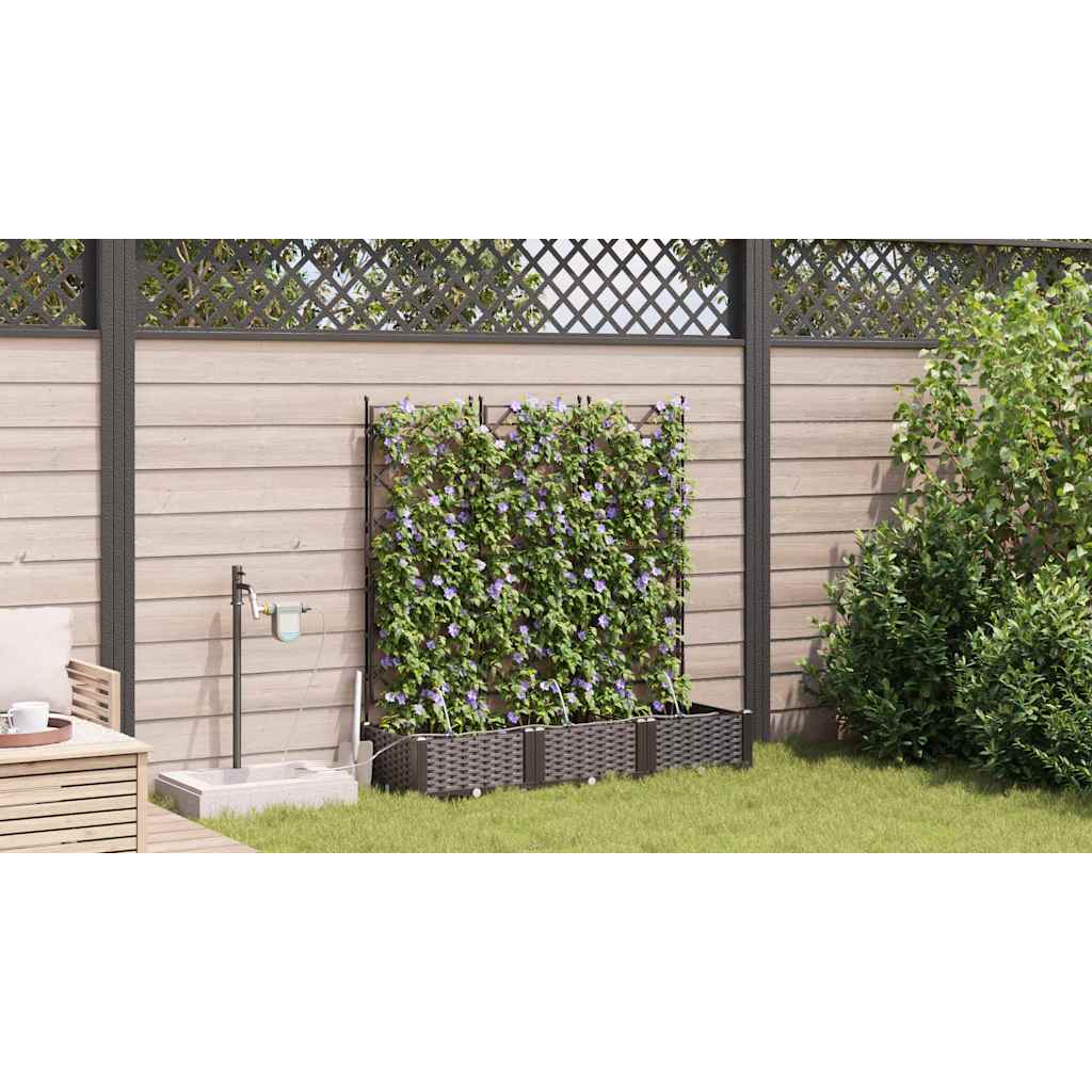 Garden Brown 120 x 40 x 126 cm Steel