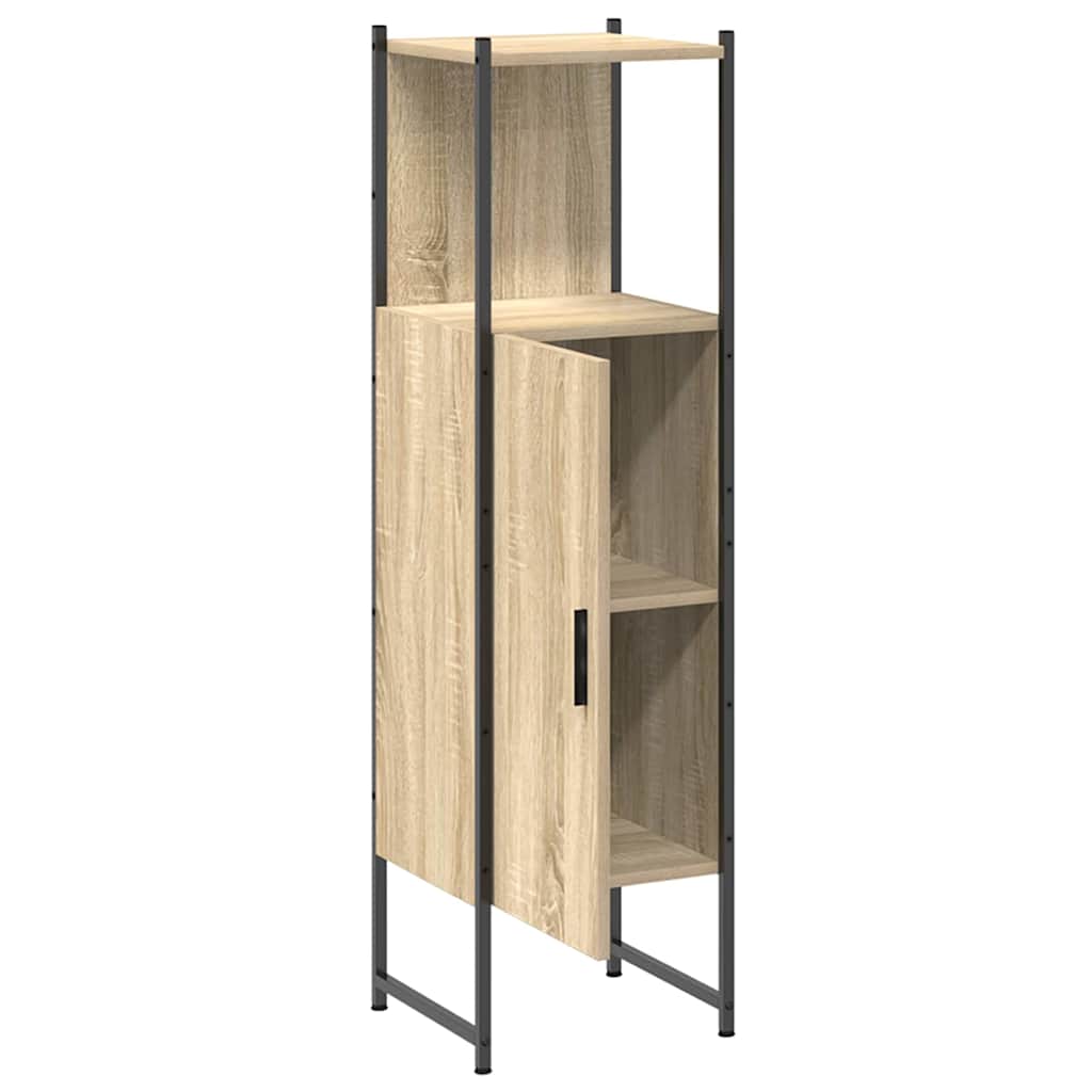 Bathroom Cabinet Beige 33 x 33 x 120.5 cm Engineered wood