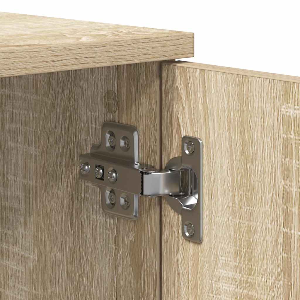 Bed Frame with Drawer Sonoma Oak 100 x 200 cm Engineered Wood