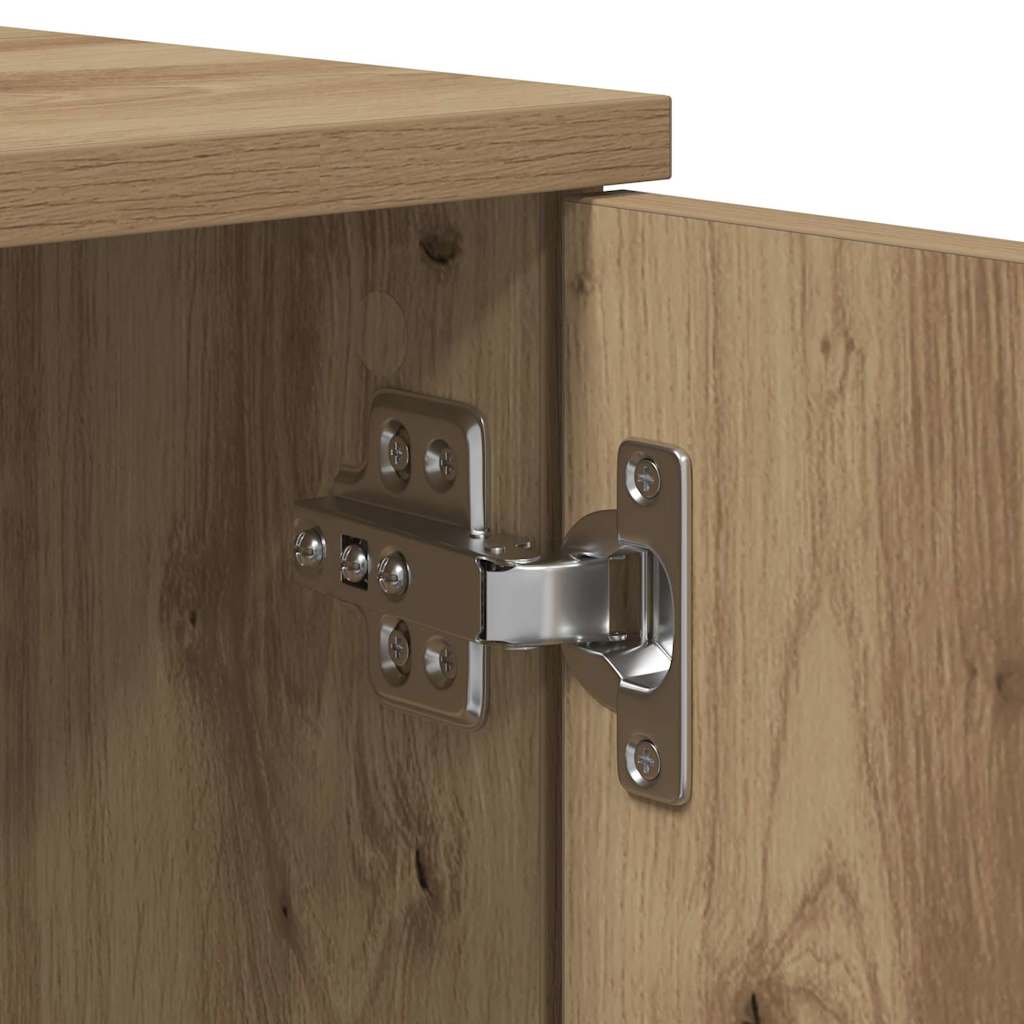 Bed Frame with Drawer Artisan Oak 80 x 200 cm Engineered Wood