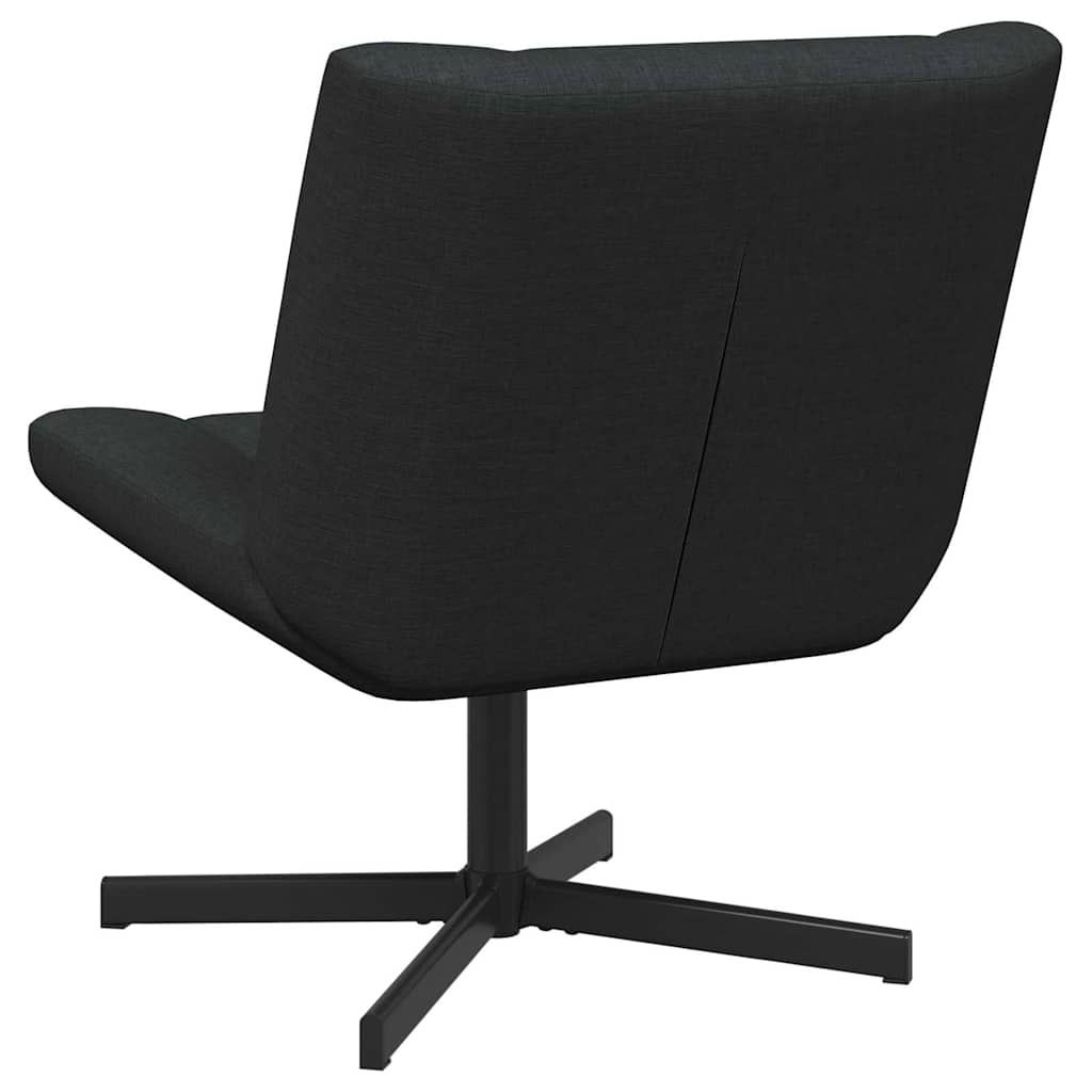 Swivel Chair Black 63 x 75 x 76 cm Fabric