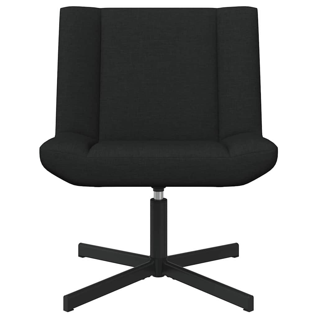 Swivel Chair Black 63 x 75 x 76 cm Fabric