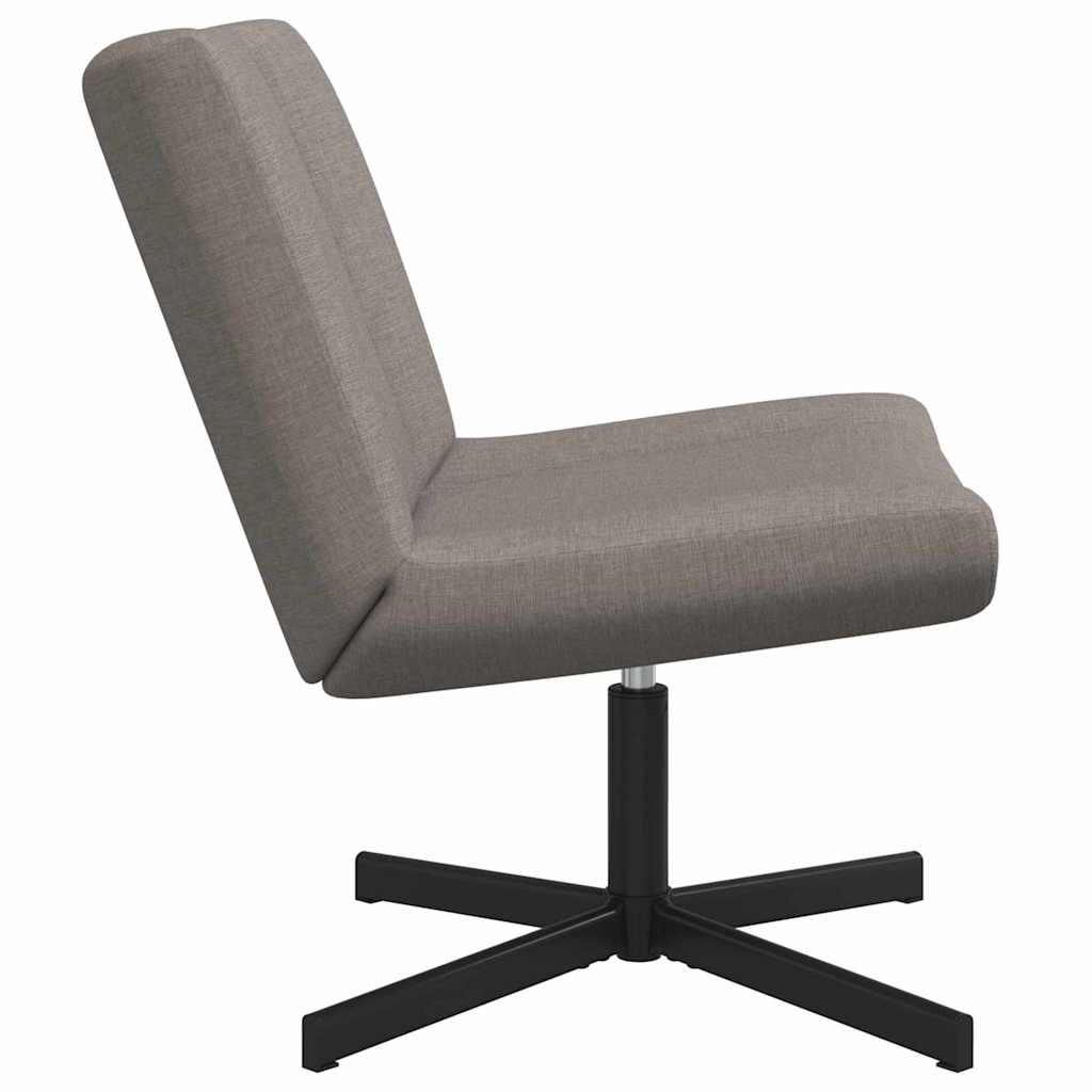 Swivel Chair Taupe 63 x 75 x 76 cm Fabric