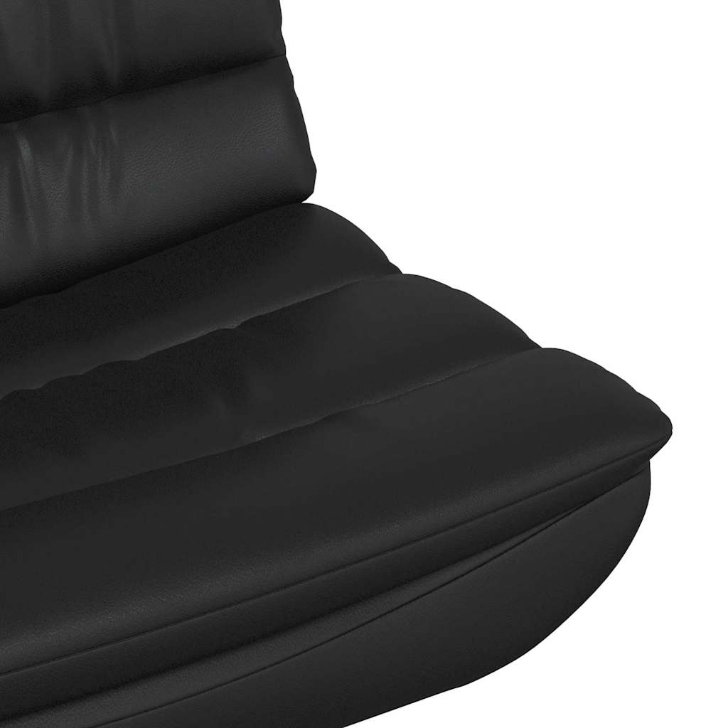 Swivel Chair Black 63 x 75 x 76 cm PU