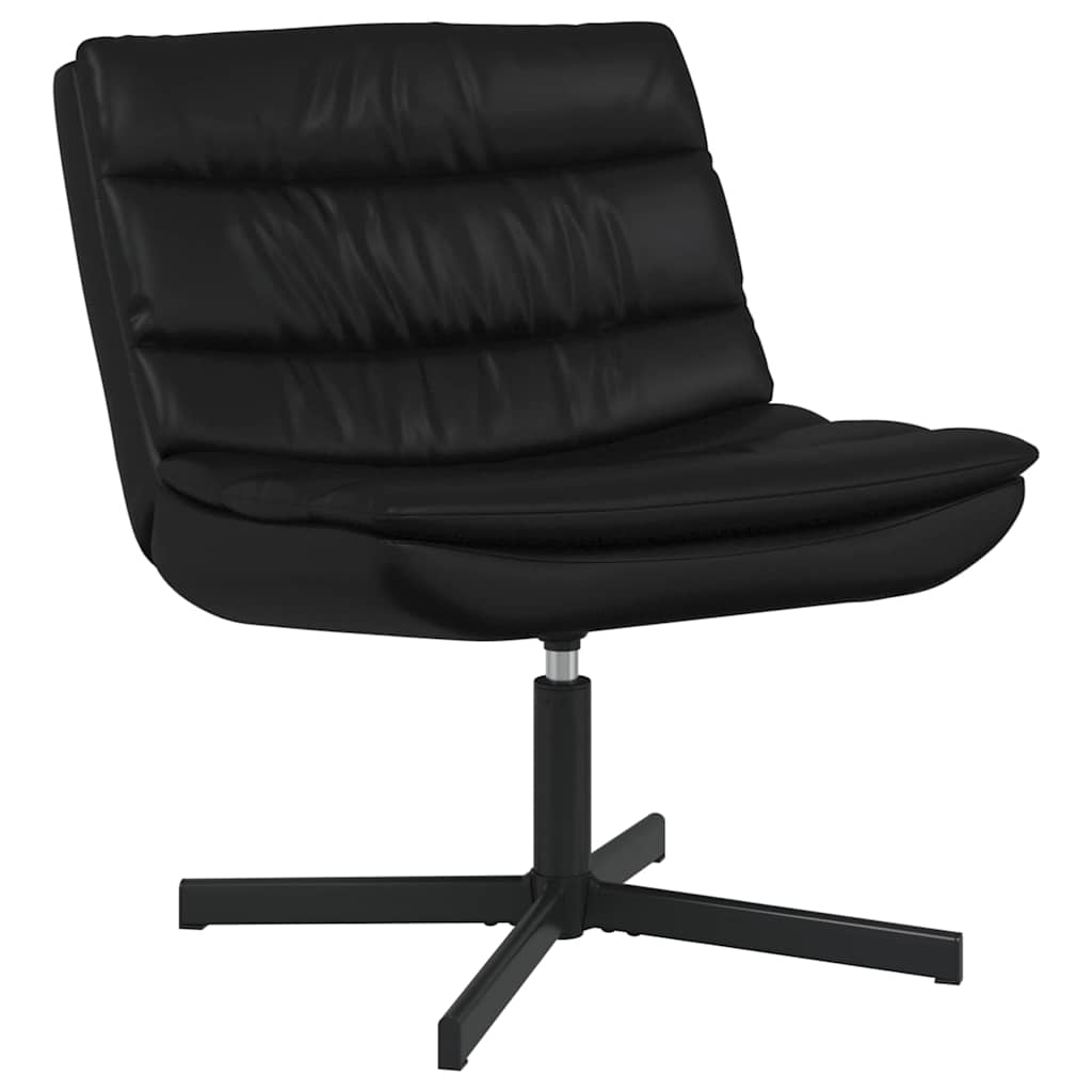 Swivel Chair Black 63 x 75 x 76 cm PU