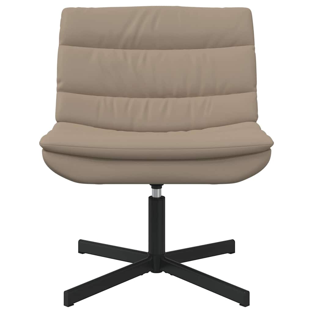 Swivel Chair Cappuccino 63 x 75 x 76 cm PU