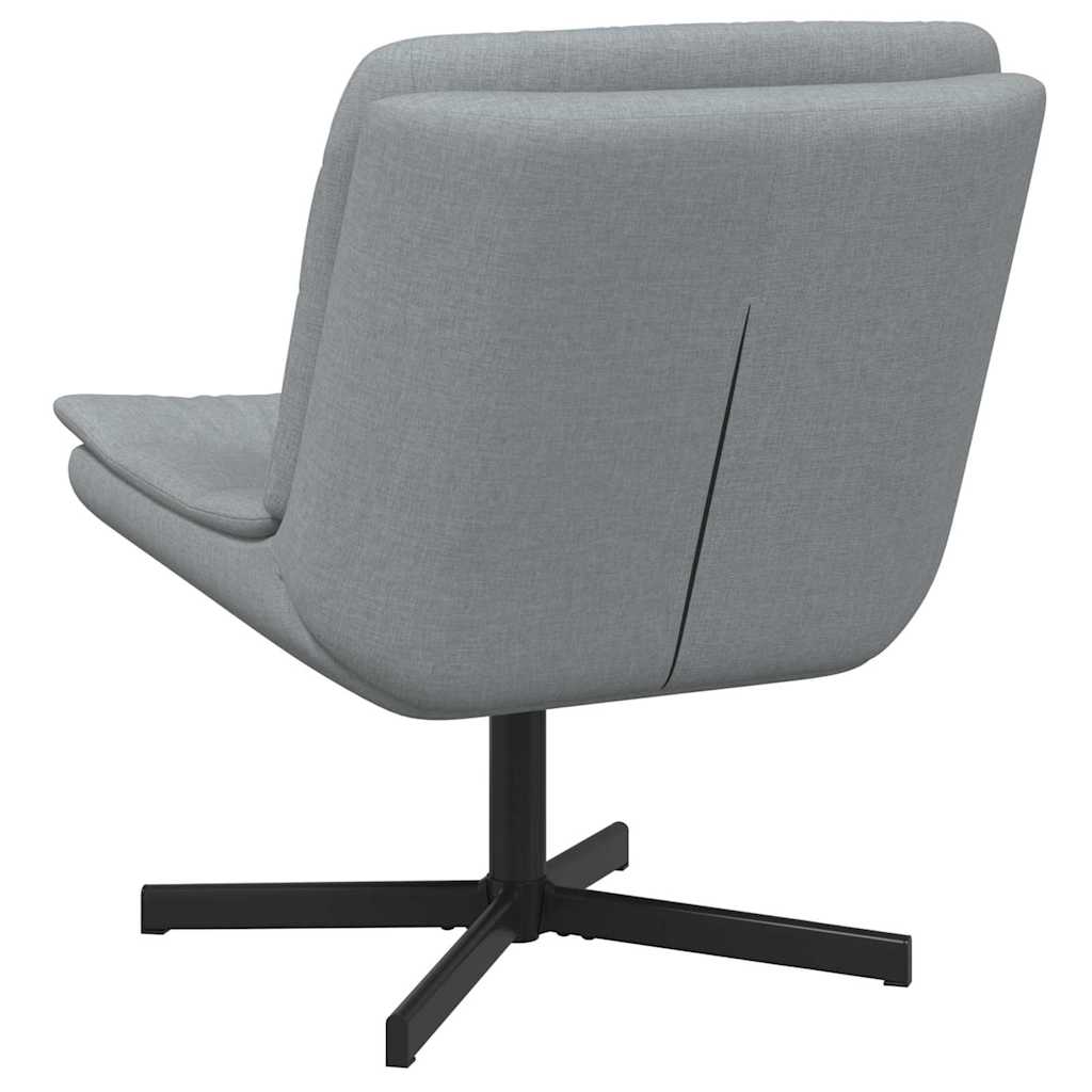 Swivel Chair Light grey 63 x 75 x 76 cm Fabric