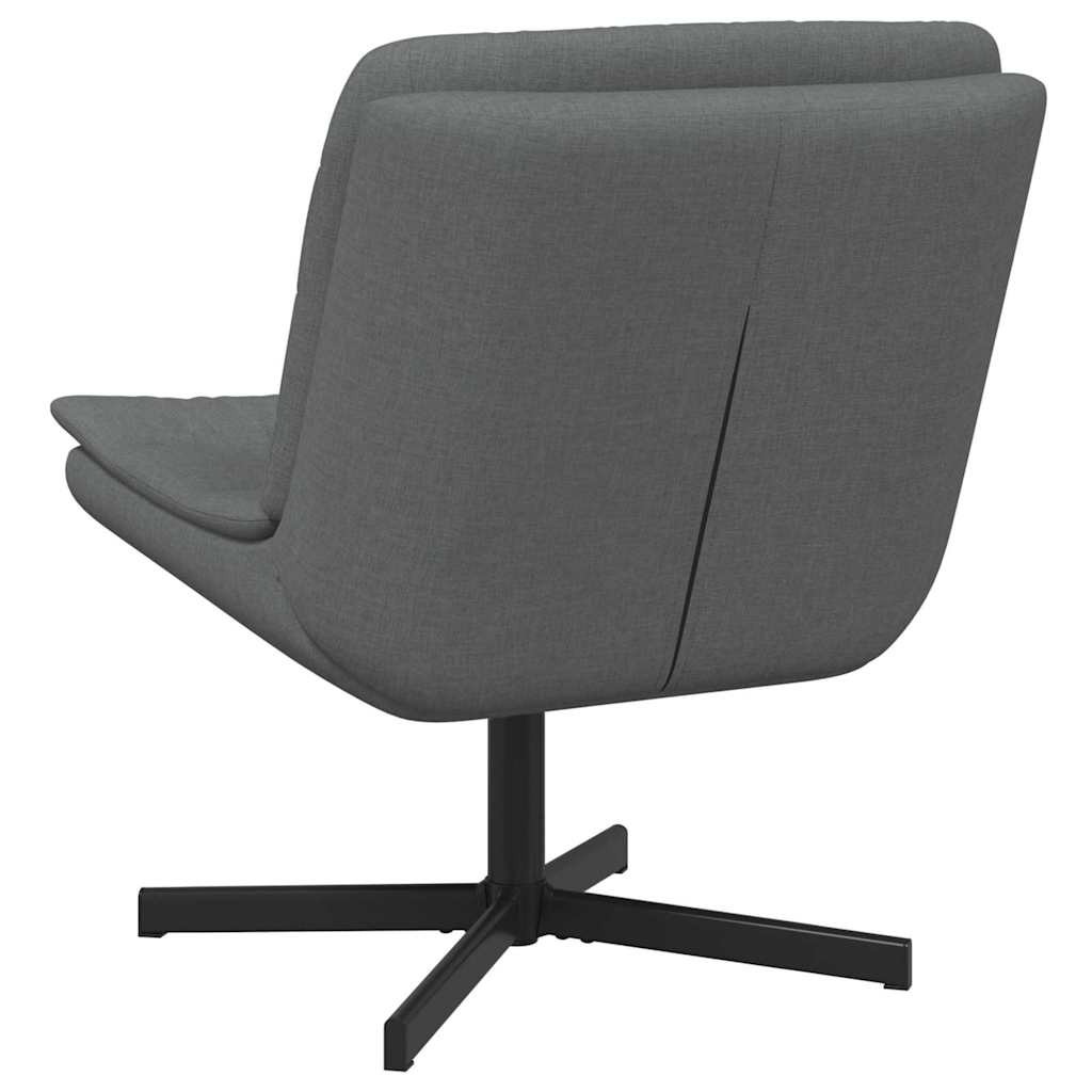 Swivel Chair Dark grey 63 x 75 x 76 cm Fabric