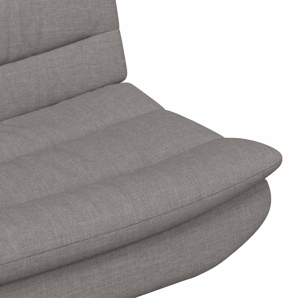 Swivel Chair Taupe 63 x 75 x 76 cm Fabric