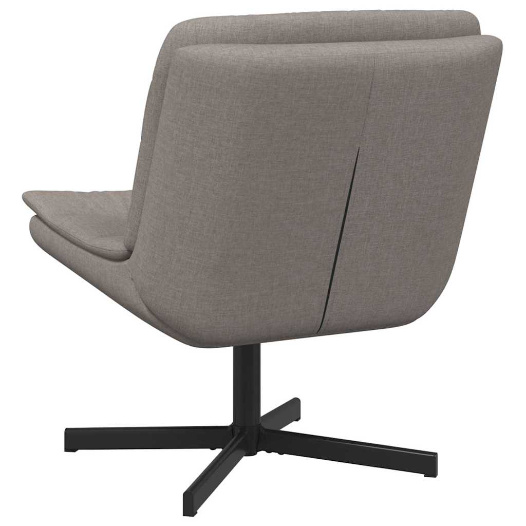 Swivel Chair Taupe 63 x 75 x 76 cm Fabric