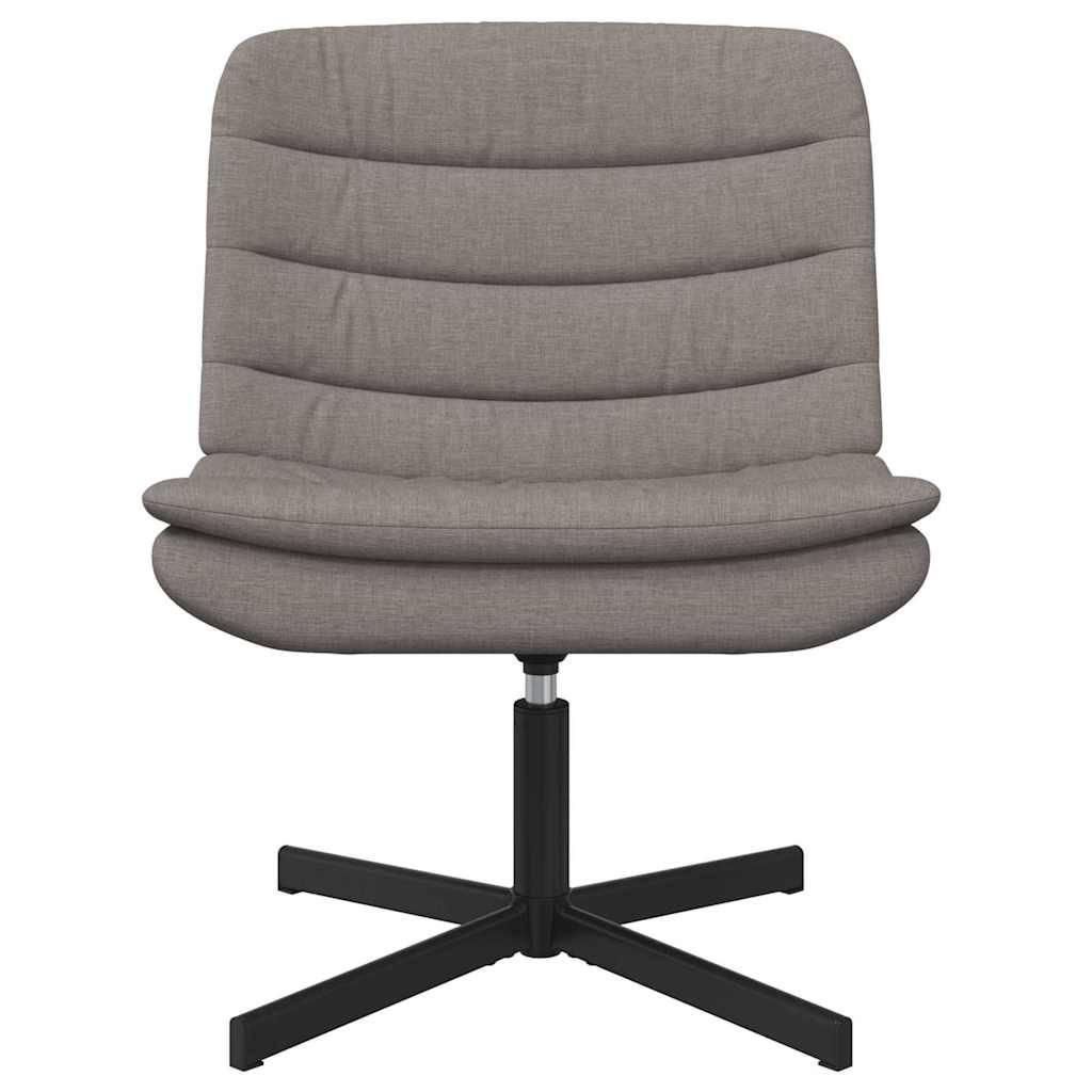 Swivel Chair Taupe 63 x 75 x 76 cm Fabric