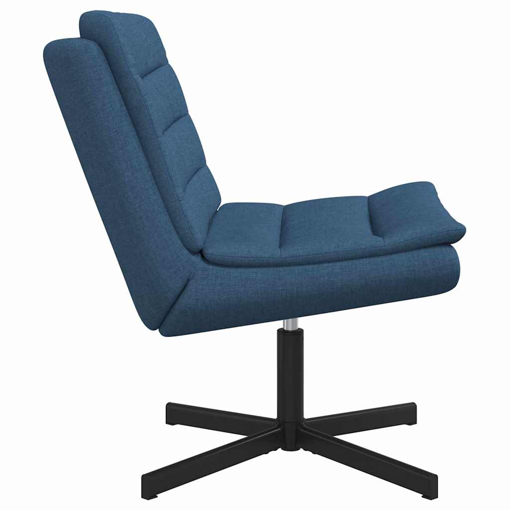 Swivel Chair Blue 63 x 75 x 76 cm Fabric