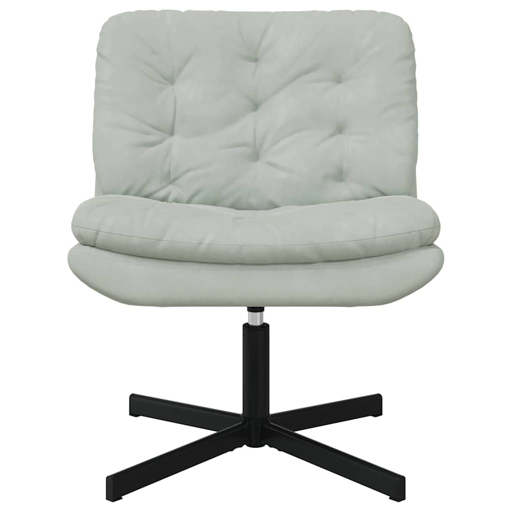 Swivel Relaxing Chair Other Light grey 63 x 75 x 76 cm Velvet