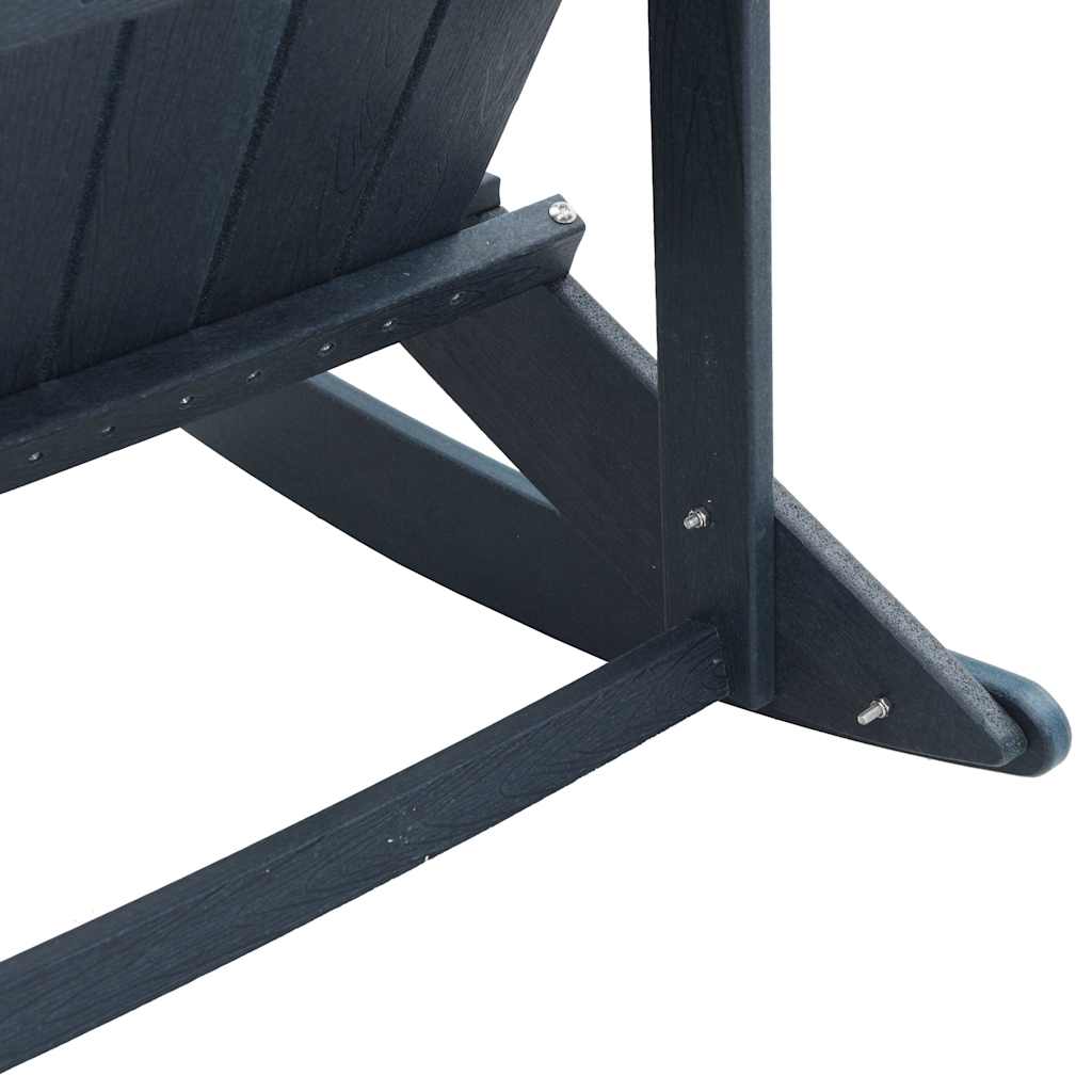 Garden Lounge Set Navy blue HDPE