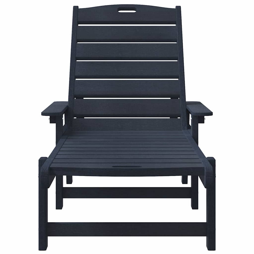 Garden Lounge Furniture Reclining 2 pcs Navy 53 x 195.5 x 30cm