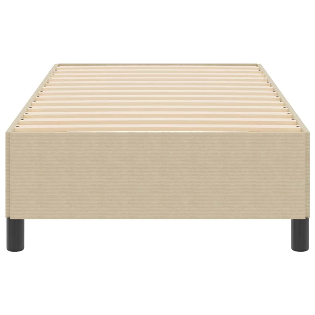 Bed Frame Grey Green 100 x 200 cm Corduroy fabric
