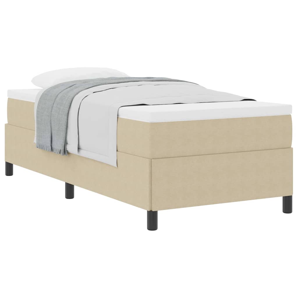 Bed Frame Grey Green 100 x 200 cm Corduroy fabric