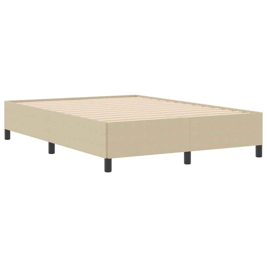 Bed Frame Grey Green 140 x 200 cm Corduroy fabric