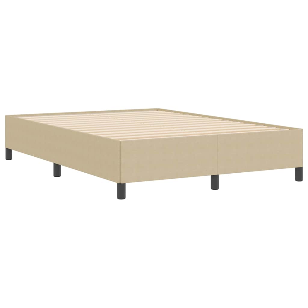 Bed Frame Grey Green 140 x 200 cm Corduroy fabric