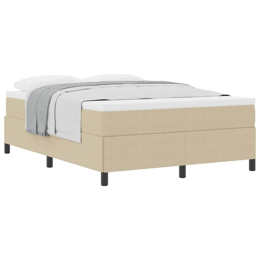 Bed Frame Grey Green 140 x 200 cm Corduroy fabric