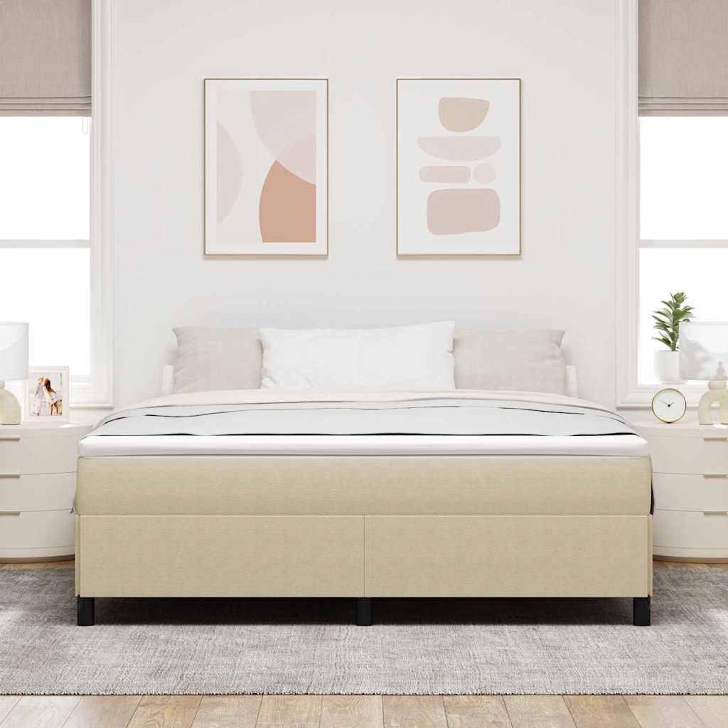 Bed Frame Grey Green 180 x 200 cm Corduroy fabric