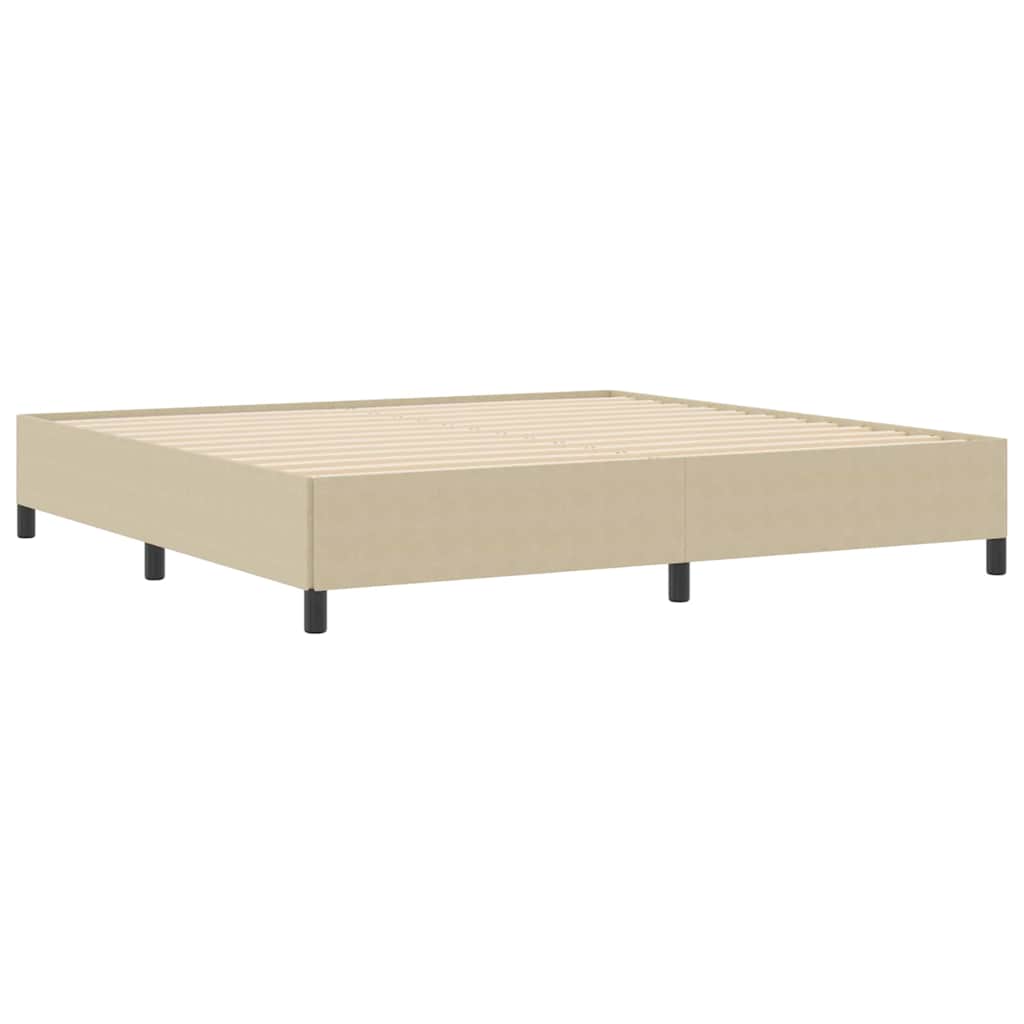Bed Frame Grey Green 200 x 200 cm Corduroy fabric