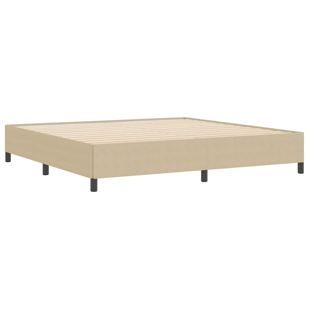 Bed Frame Grey Green 200 x 200 cm Corduroy fabric