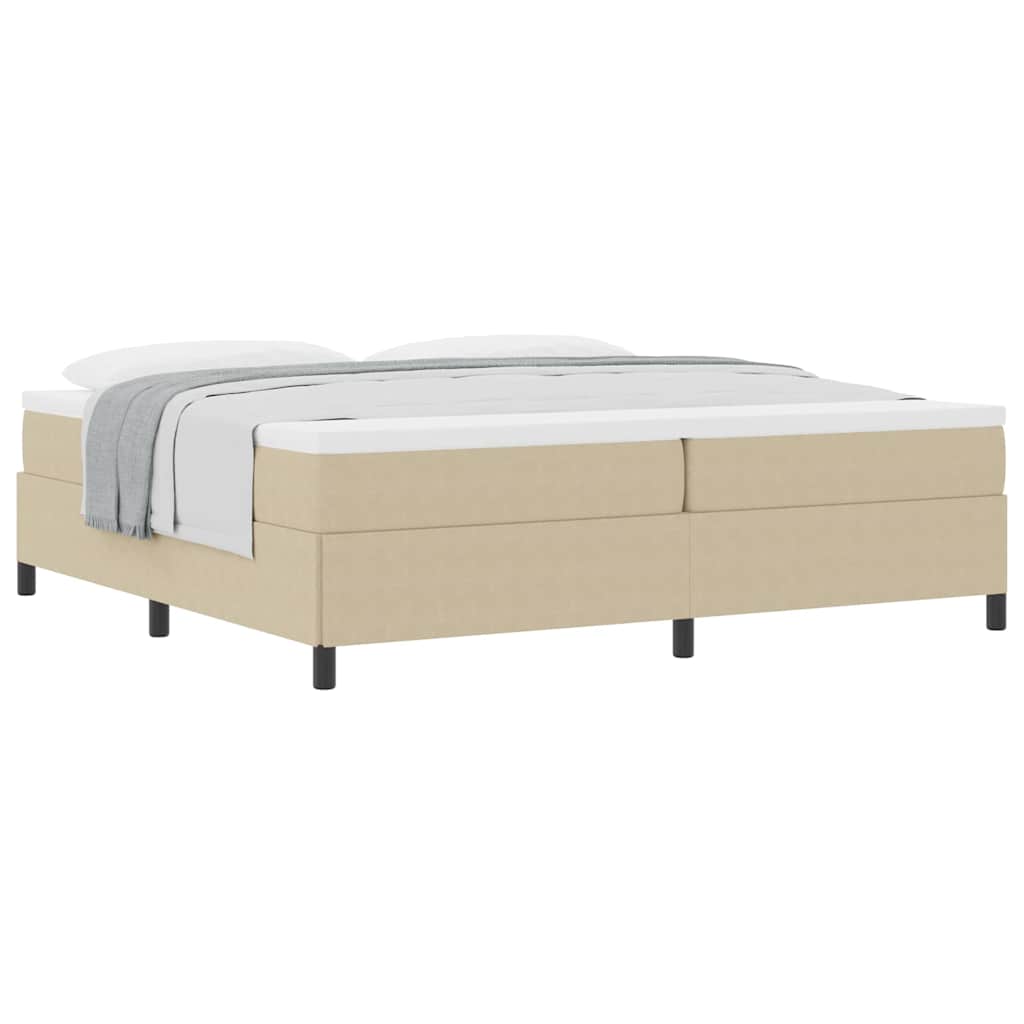 Bed Frame Grey Green 200 x 200 cm Corduroy fabric