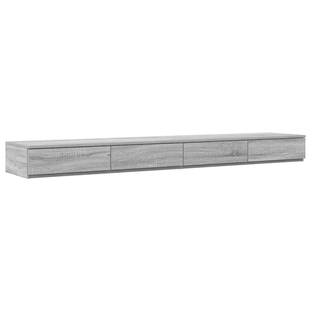 Bed Drawers Grey sonoma 200 x 36.5 x 16.5 cm Engineered wood