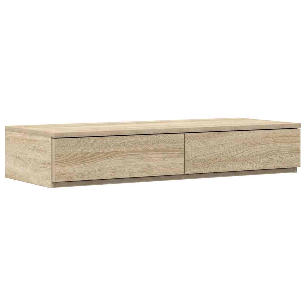 Bed Drawers Sonoma oak 80 x 36.5 x 16.5 cm Engineered wood