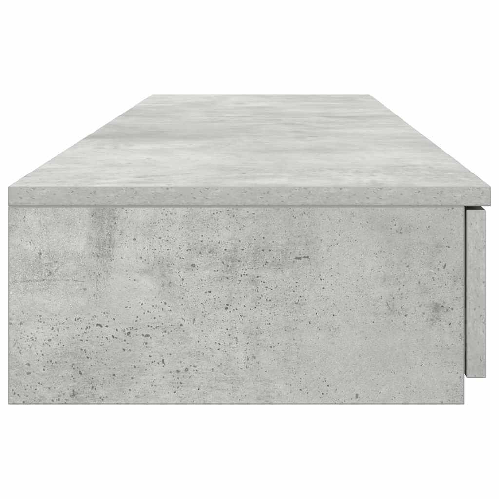 Bed Drawers Concrete grey 140 x 36.5 x 16.5 cm Engineered wood