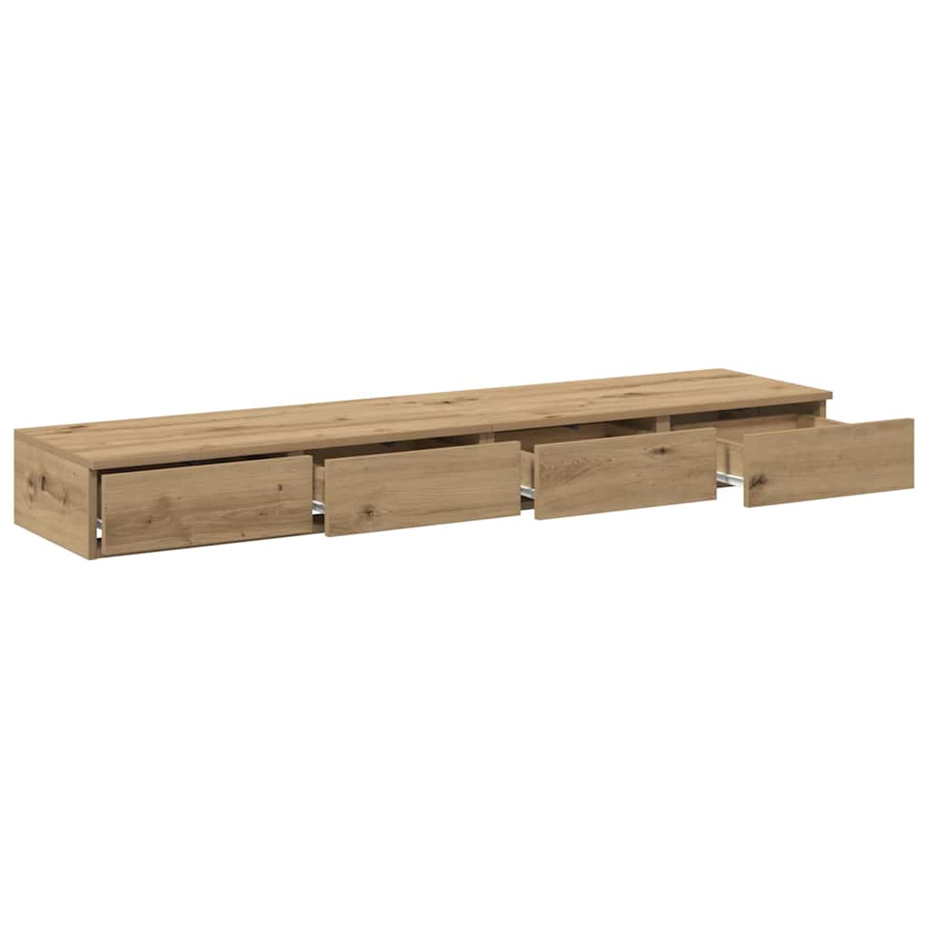 Bed Drawers Artisan oak 160 x 36.5 x 16.5 cm Engineered wood