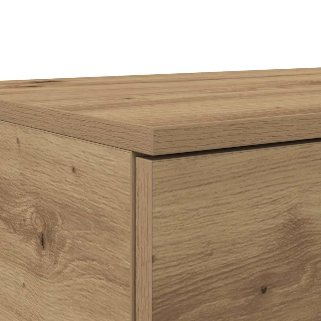 Bed Drawers Artisan oak 135 x 36.5 x 16.5 cm Engineered wood