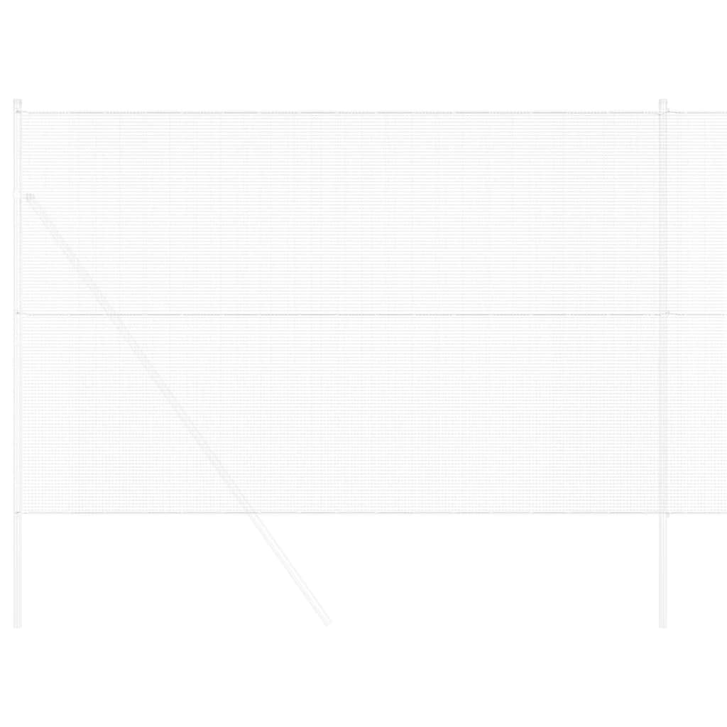 Welded Wire Fence Silver 1.6 x 10 m Steel