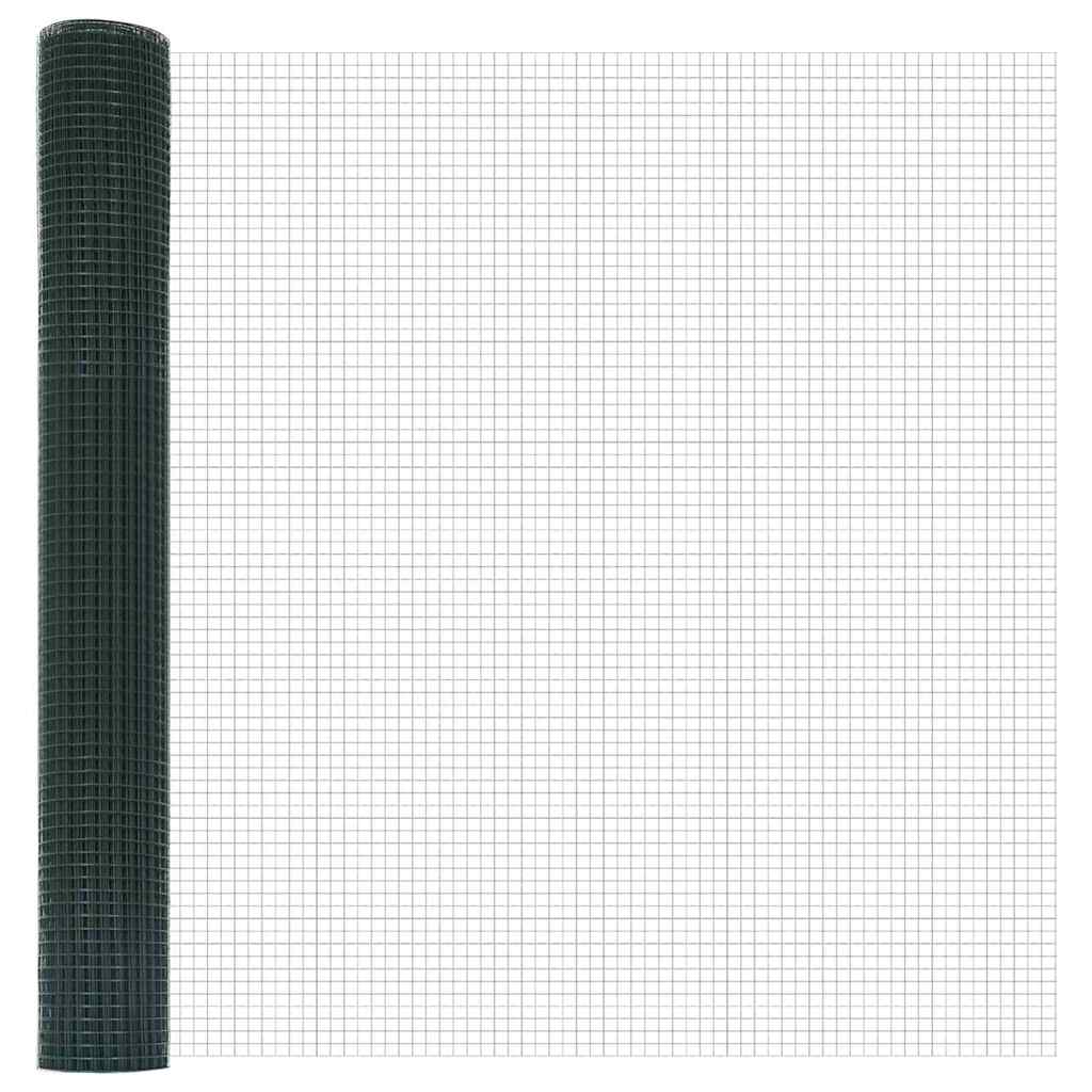 Welded Wire Fence Green 1.4 x 25 m Steel