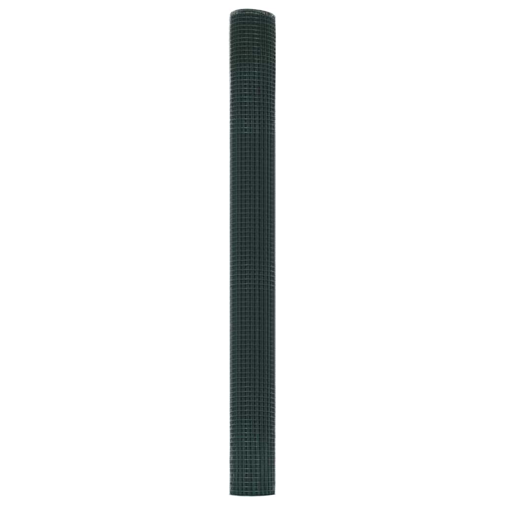 Welded Wire Fence Green 1.5 x 50 m Steel