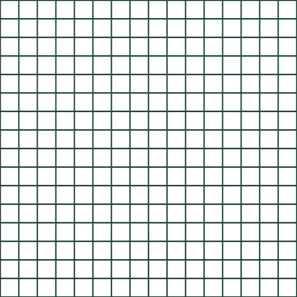 Welded Wire Fence Green 1.5 x 50 m Steel