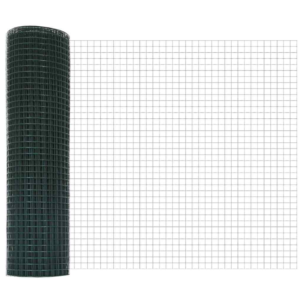 Welded Wire Fence Green 0.6 x 100 m Steel