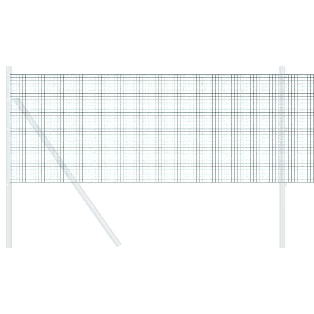 Welded Wire Fence Green 0.8 x 100 m Steel