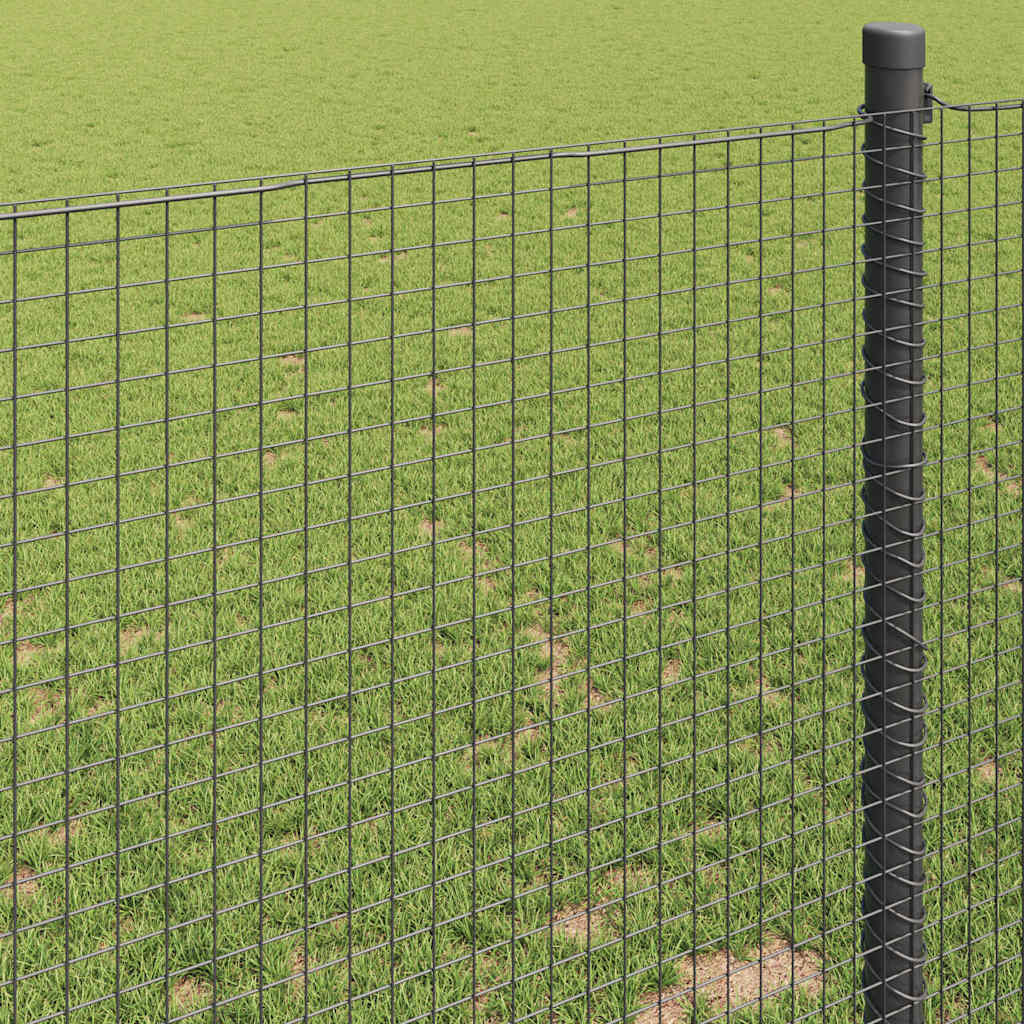Welded Wire Fence Grey 0.6 x 25 m Steel
