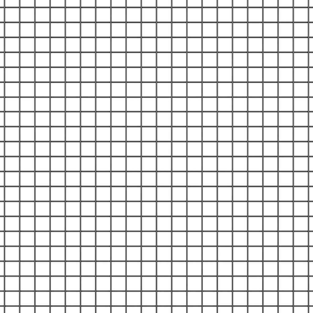 Welded Wire Fence Grey 1.2 x 25 m Steel