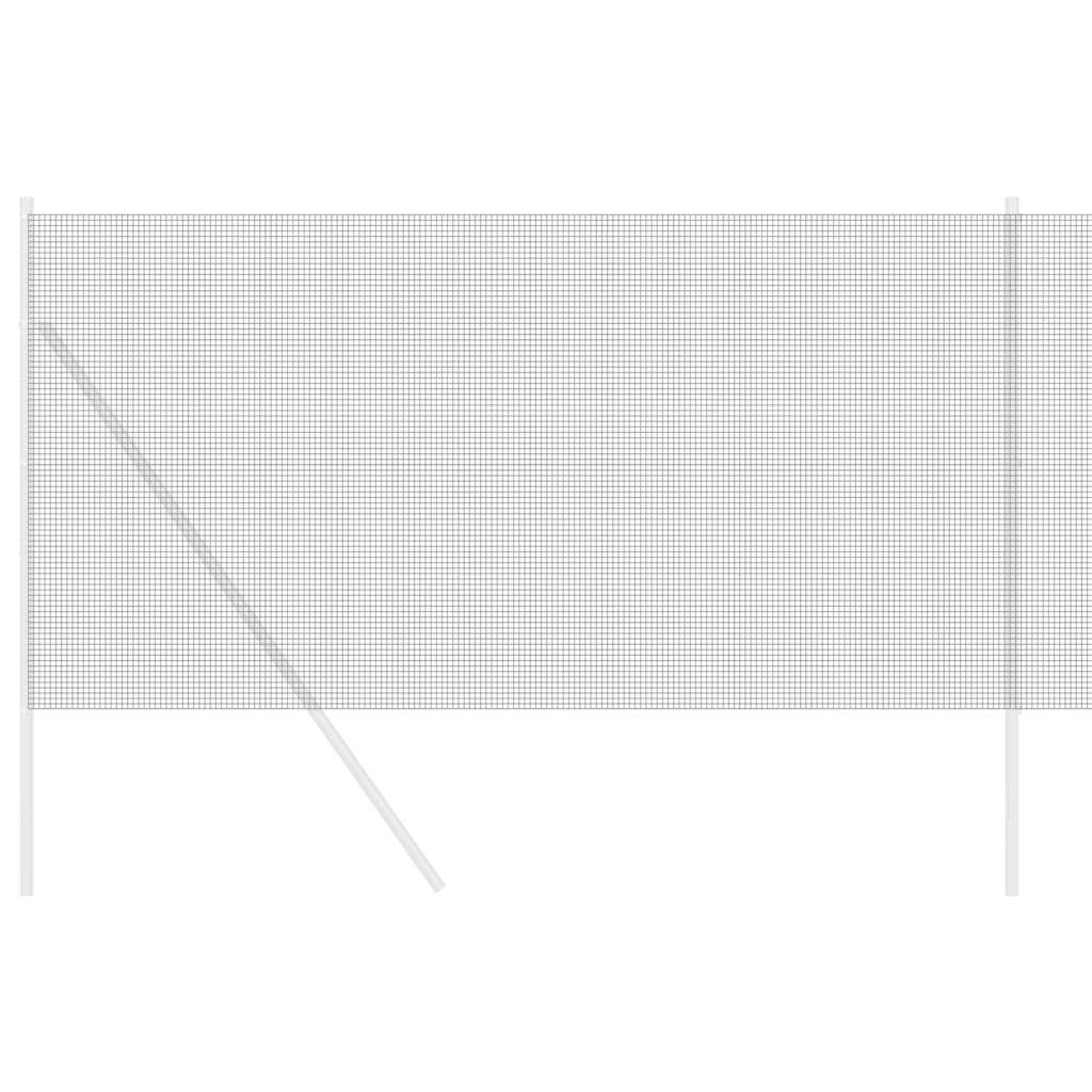 Welded Wire Fence Grey 1.4 x 25 m Steel