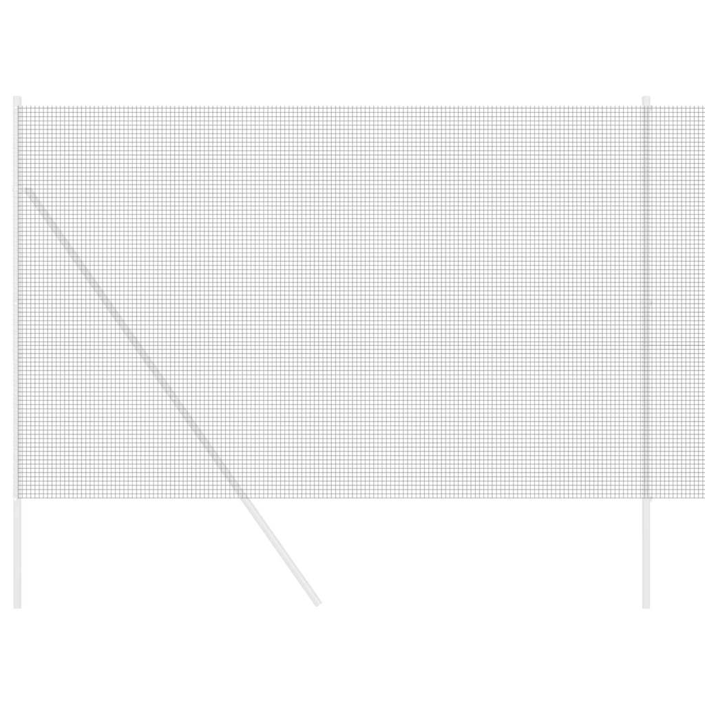 Welded Wire Fence Grey 1.6 x 25 m Steel