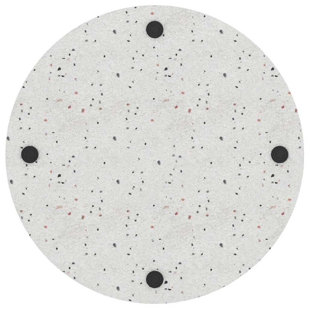 Parasol Base White and Black 45 x 45 x 40 cm Concrete and Metal
